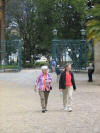 Judy & Martie at Patino's gate